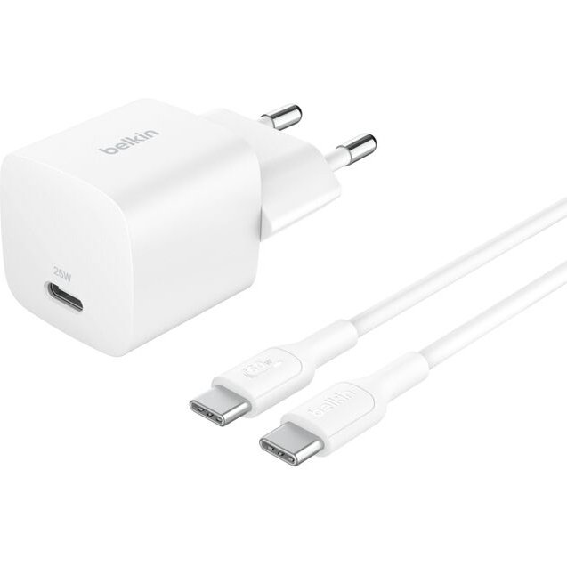 Belkin BoostCharge Consoles portables, Smartphone, Tablette Blanc Secteur Charge rapide Intérieure