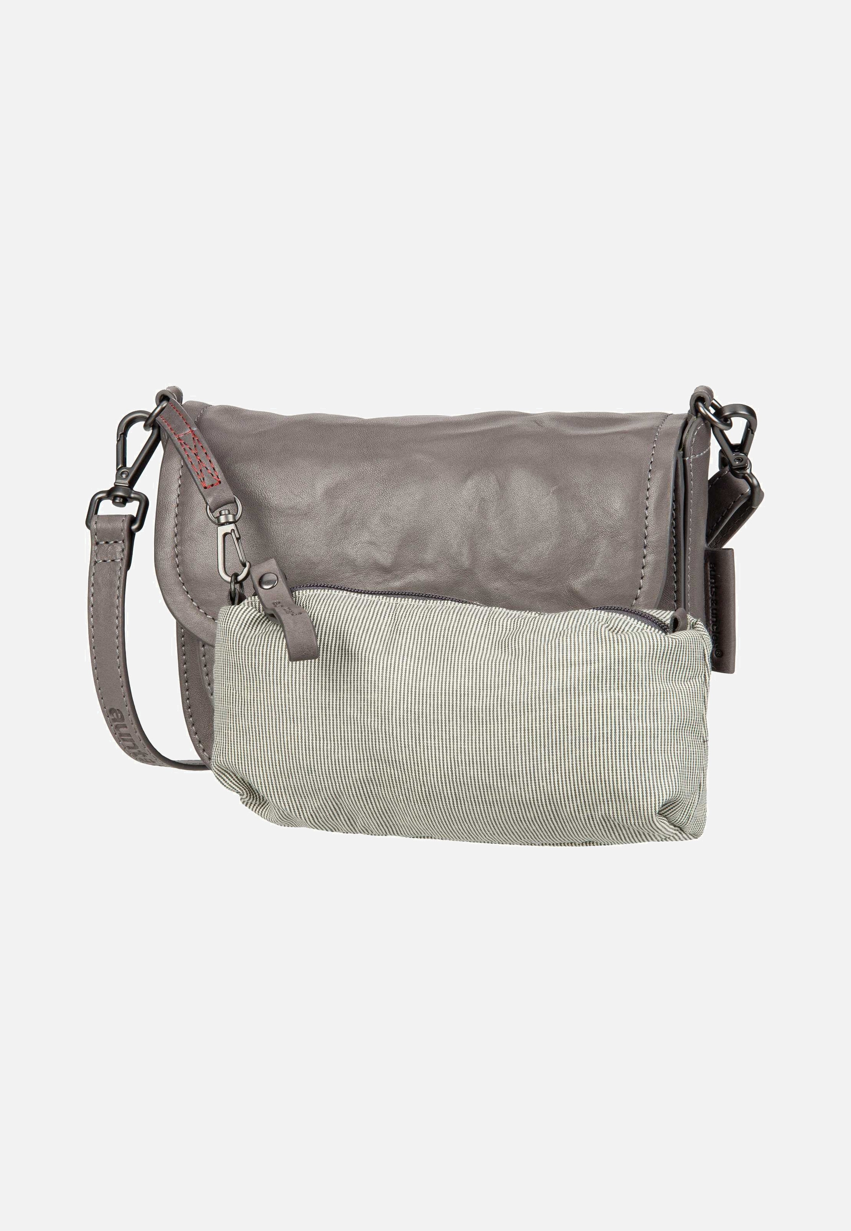 Mrs. Waffle Oyster Grey - Saddle Bag