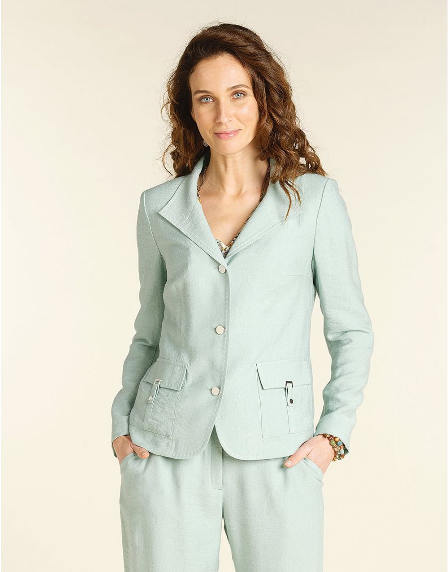 Veste chic vert amande