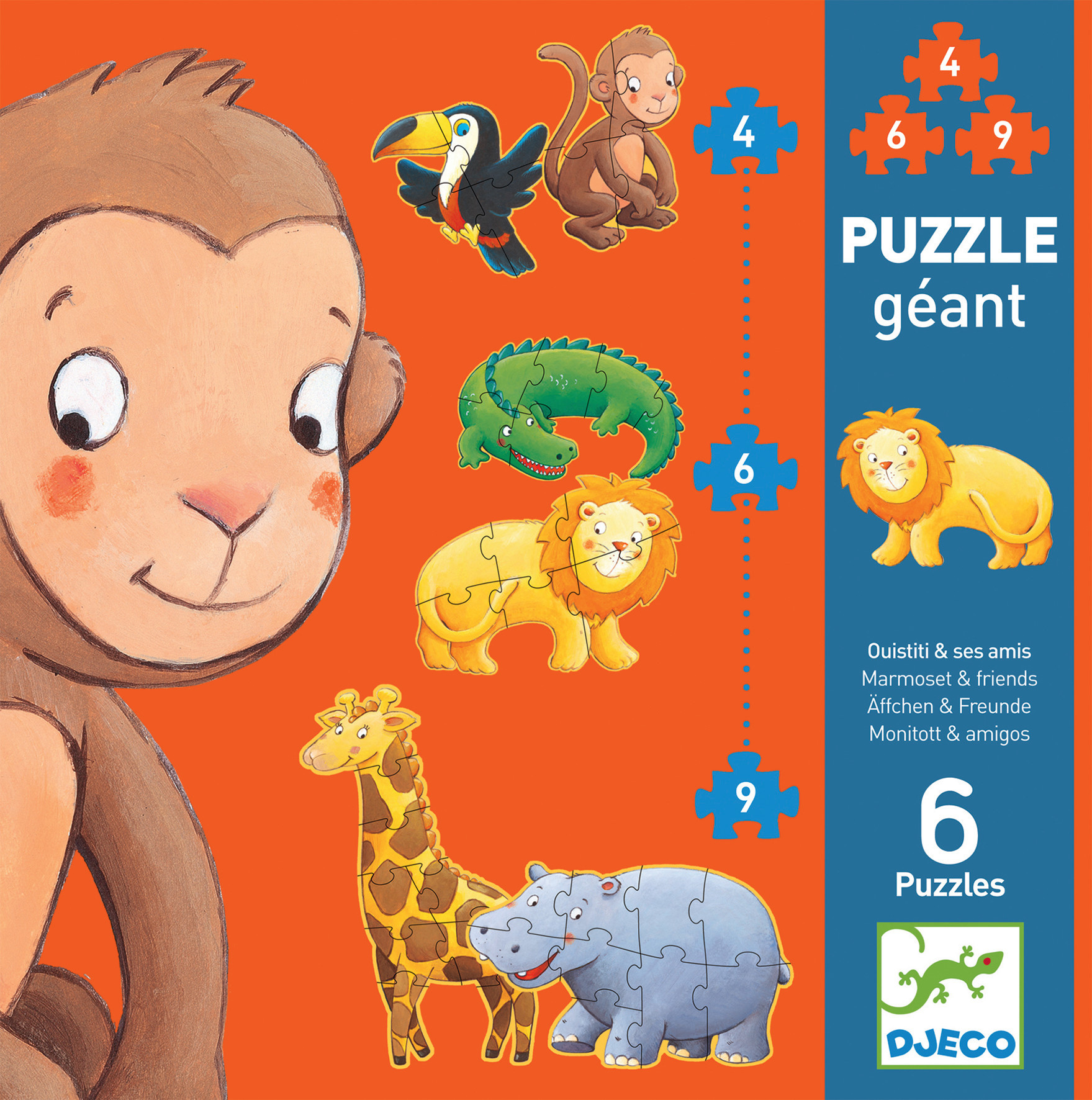 Djeco Djeco puzzel safaridieren dj07114