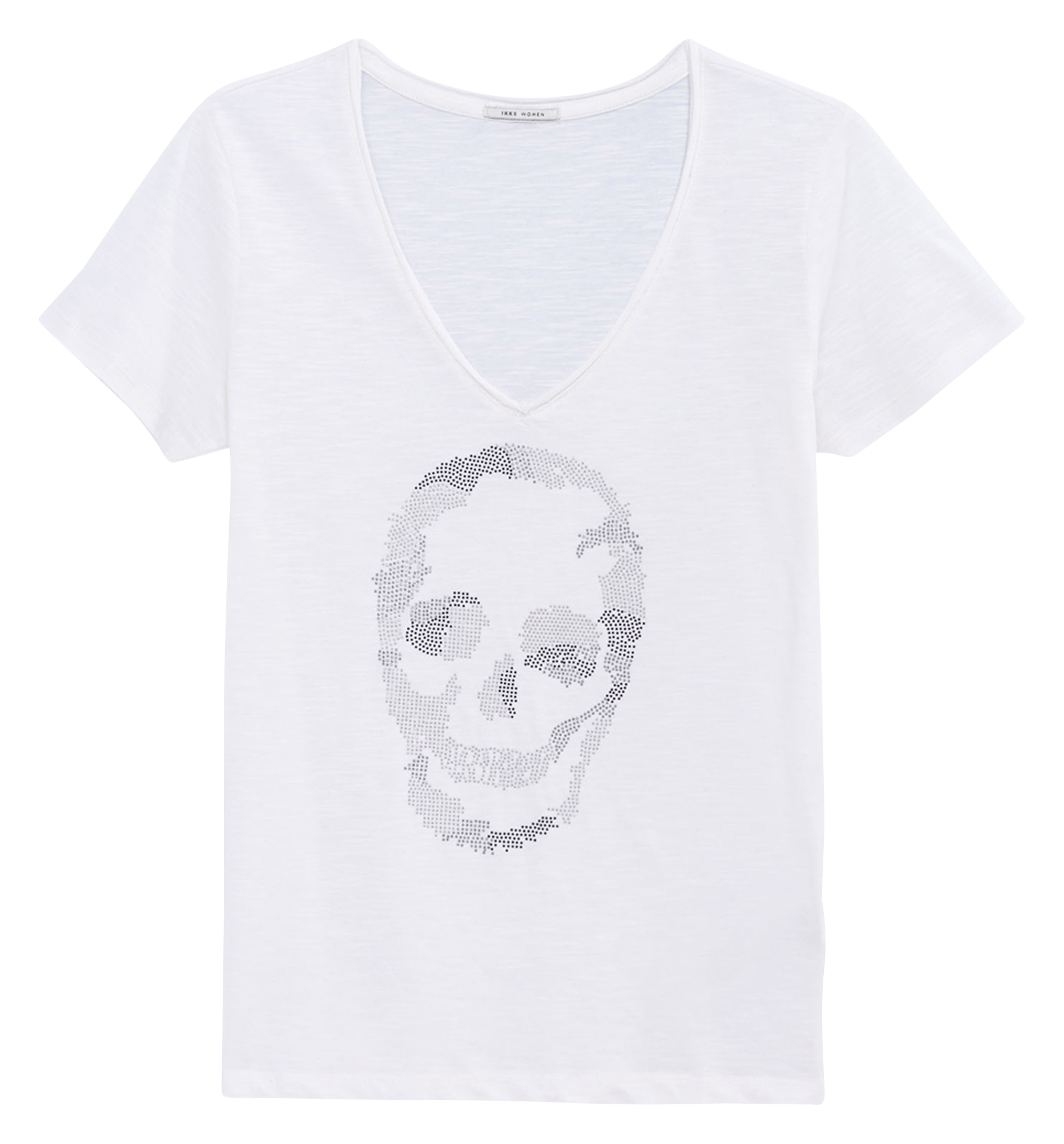 Tee-shirt tête de mort | Blanc