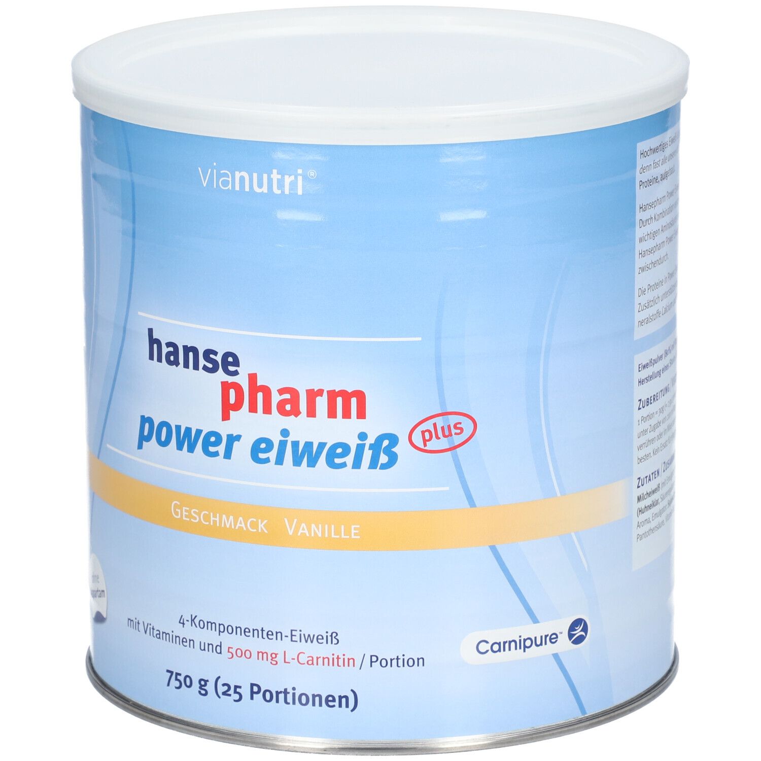 Hansepharm Power Eiweiß Plus Vanille-Geschmack