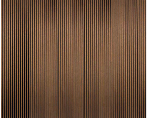 Nordic Acoustics akoestisch paneel, Amerikaans notenhout, 2400 x 605 x 22 mm