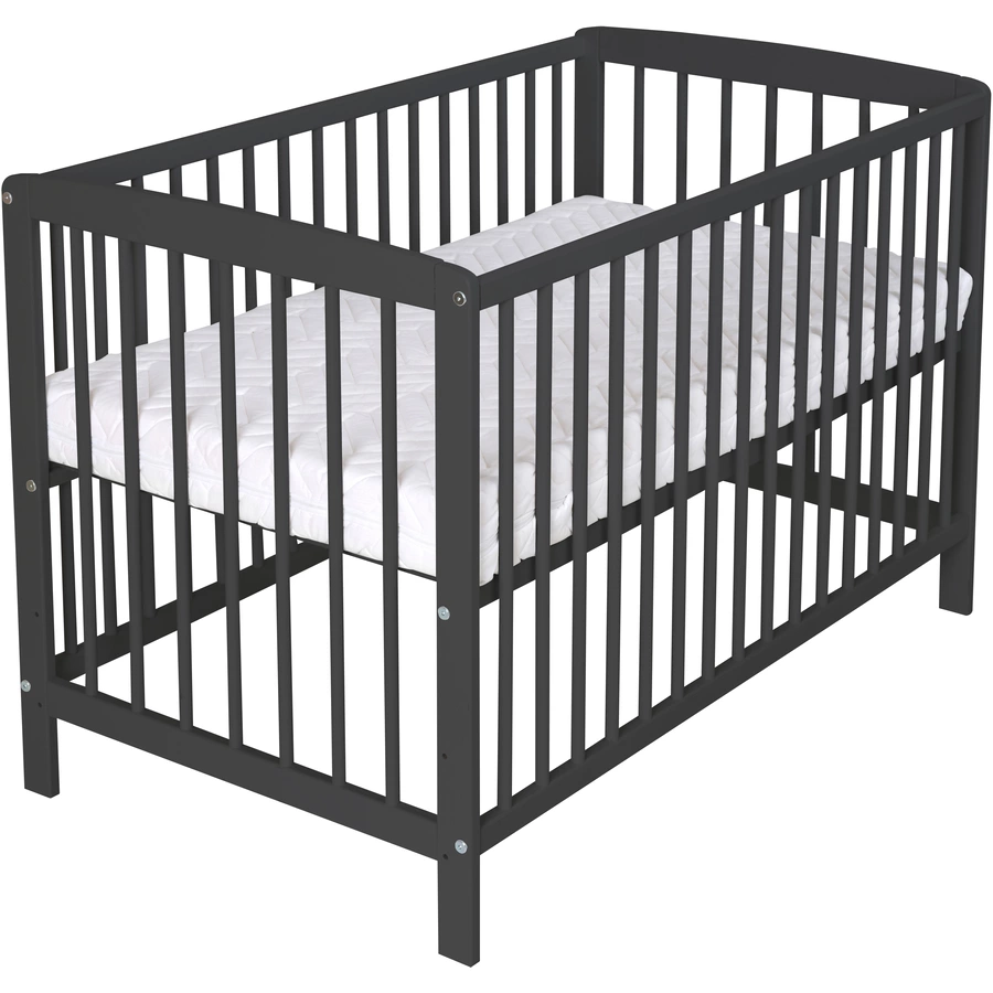 Schardt Gitterbett Felix schwarz 60 x 120 cm