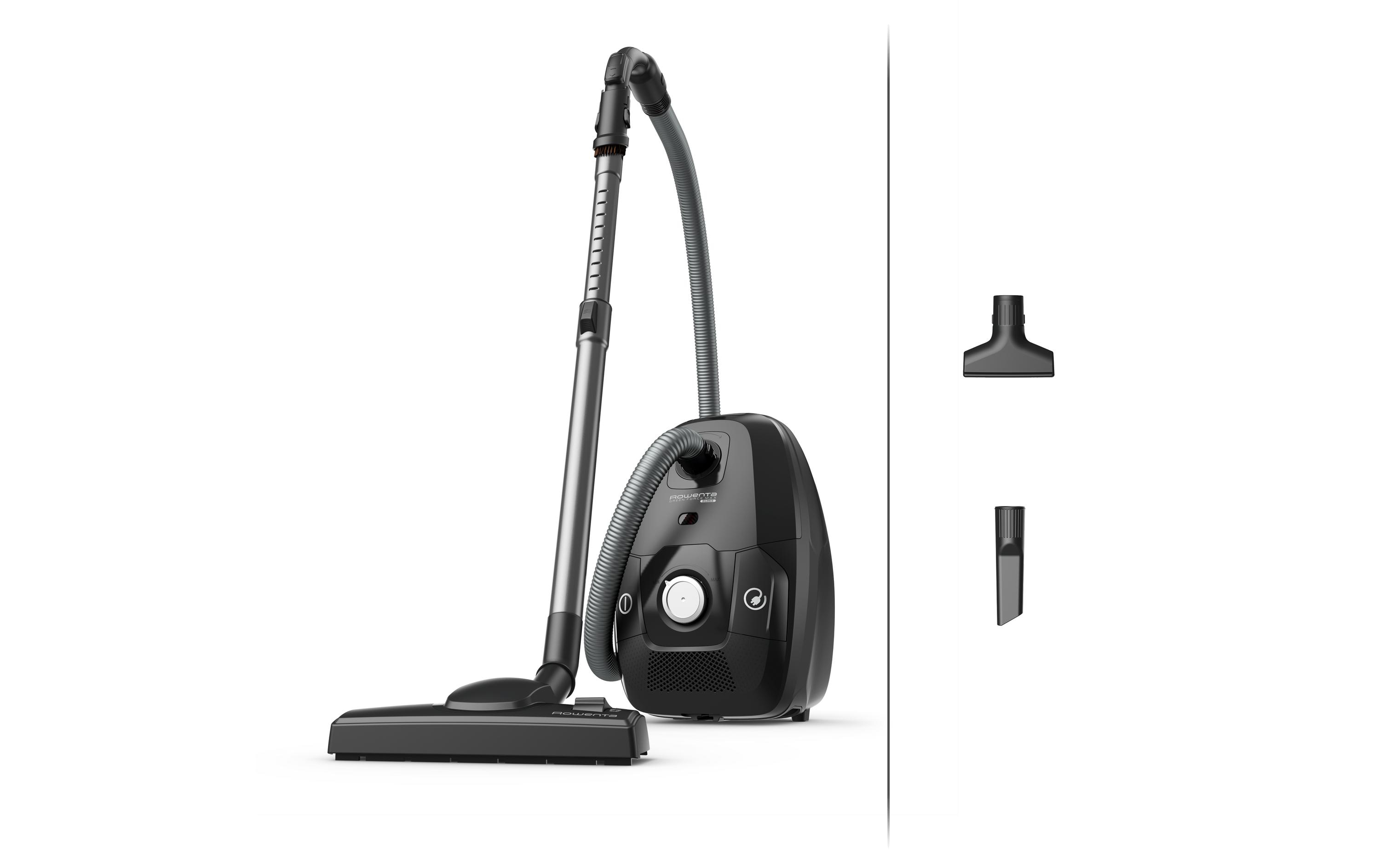 Bodenstaubsauger Green Force Max Silence Schwarz<br>Staubsauger mit Beutel