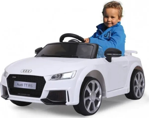 Jamara Audi TT RS, 3 År, 4 hjul, Hvid, Batterier påkrævet
