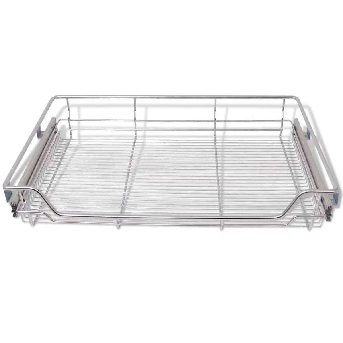 VidaXL Panier Métallique Argenté 2 pcs