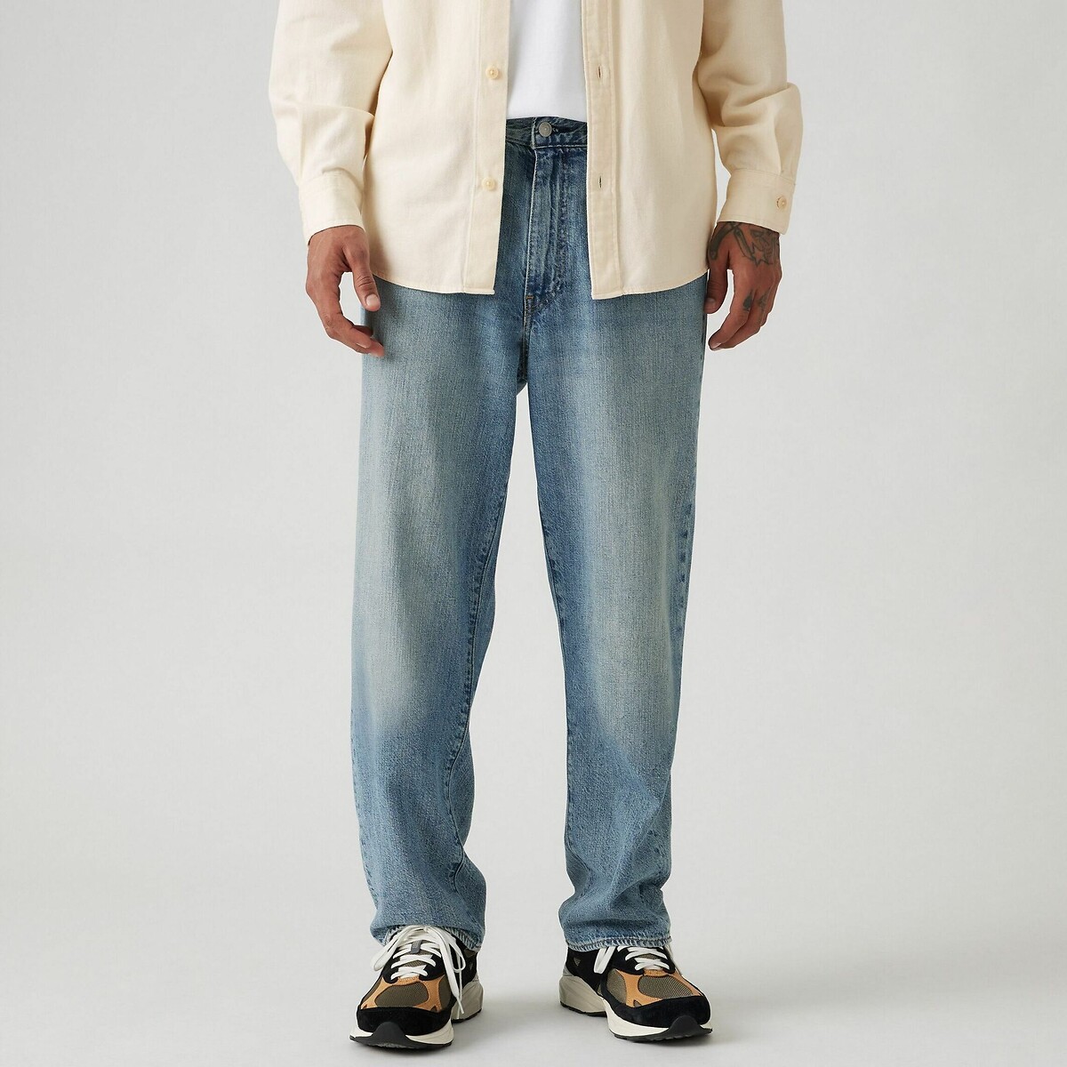 Calça jeans folgada LEVI'S 568® em algodão e linho