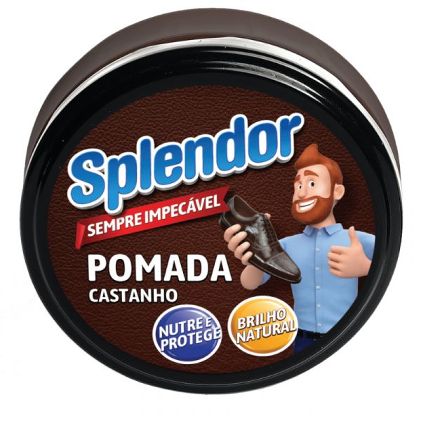 Splendor Pomada para Calçado Castanha 50ml