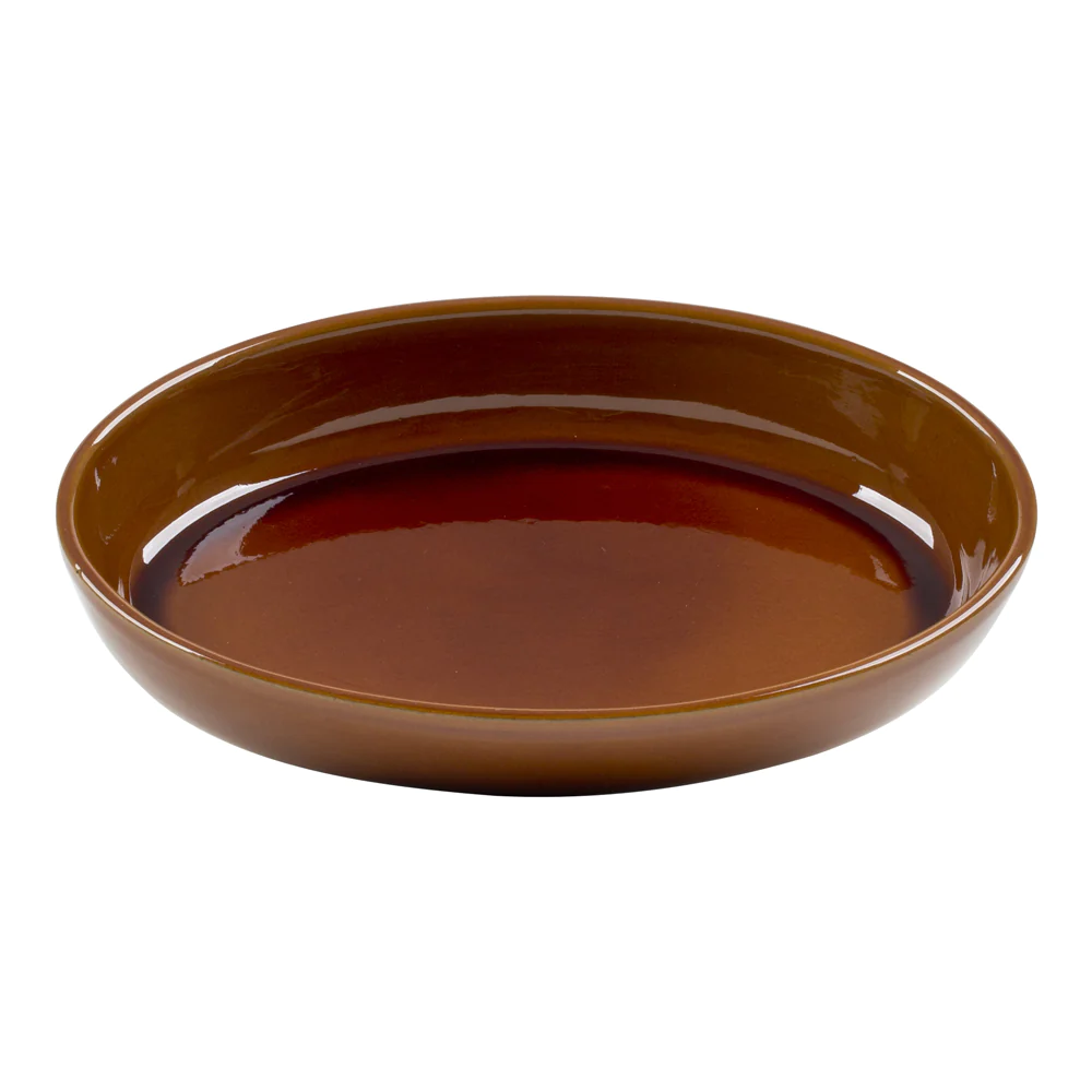 Plat sabot poterie n°8 25x18 cm Digoin