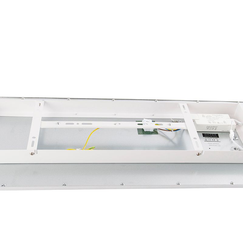 Modern LED paneel staal 80 cm incl. LED - Liv