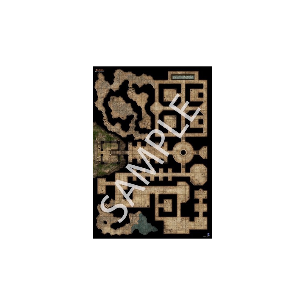 Pathfinder Flip Mat : Bigger Ancient Dungeon