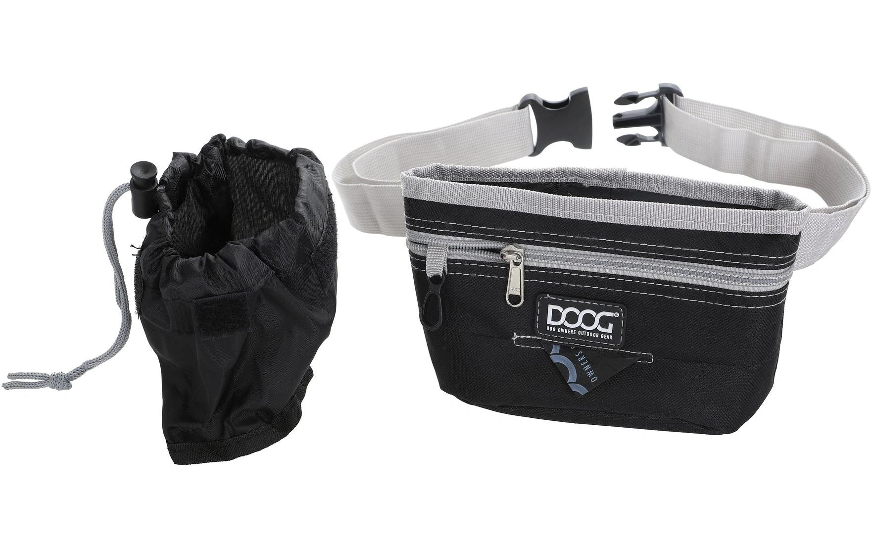 Treat Pouch L Schwarz / GrauHochwertiger Leckerlibeutel mit herausnehmbarem Innenfutter
