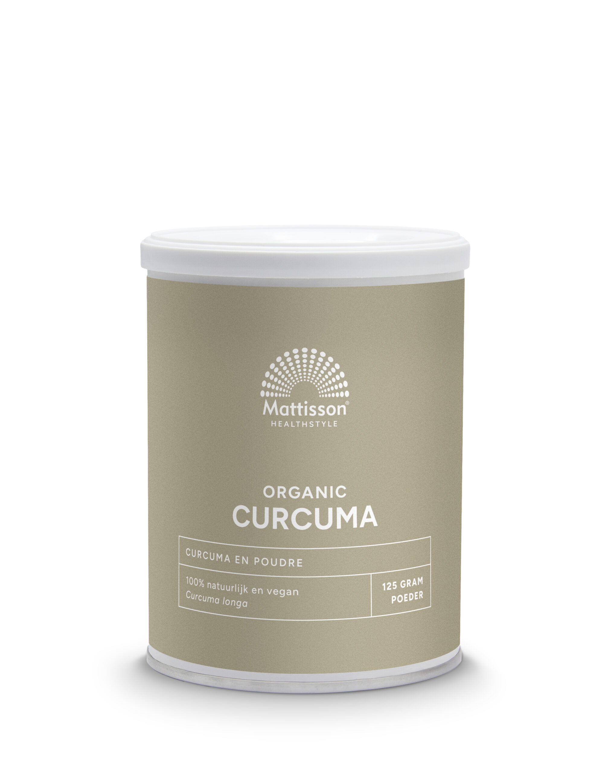 Mattisson Geelwortel Poeder Curcuma Longa Bio (125 gr)