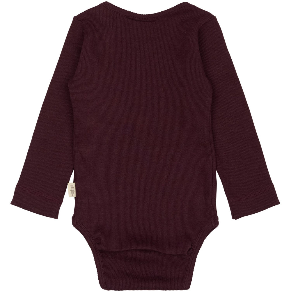 Køb Petit Piao Dark Grape Body L/S Modal