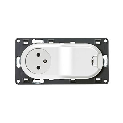Mécanisme de prise de courant affleurante + chargeur USB Legrand Céliane blanc