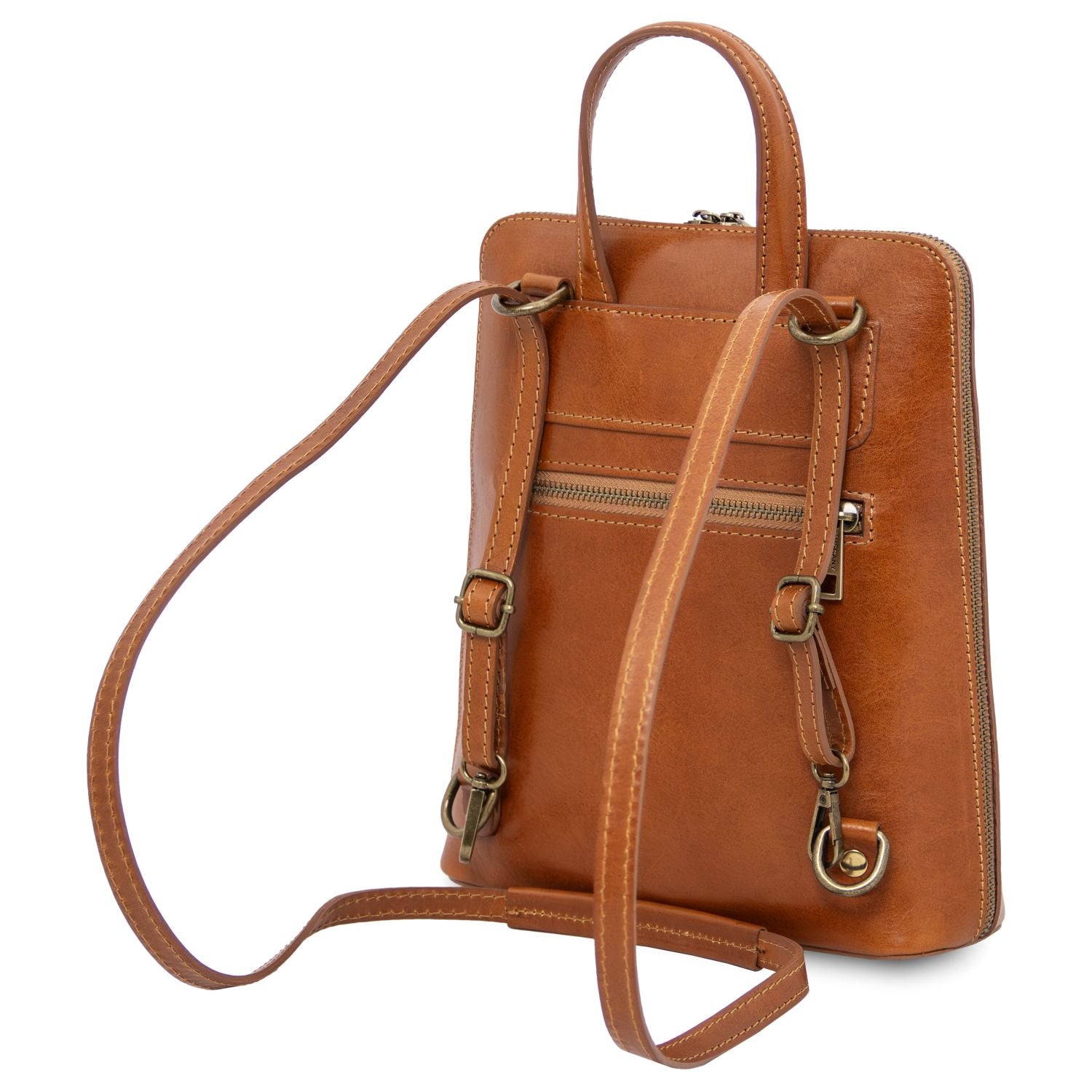 TL142410 – Paris – Klein leren Rugzak for women
