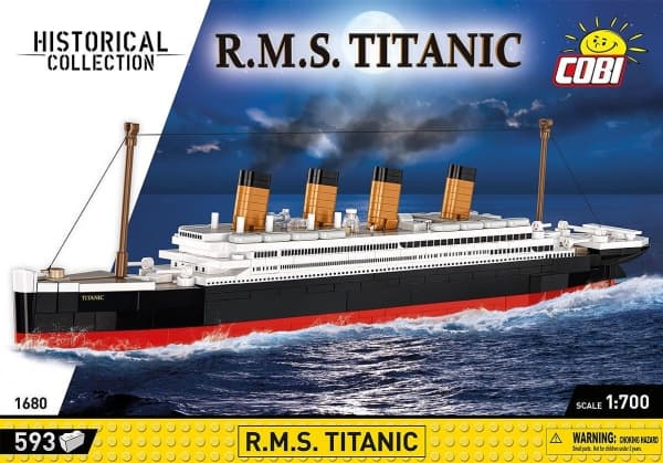 COBI R.M.S. Titanic, Byggeklosser, 7 år, 593 stykker