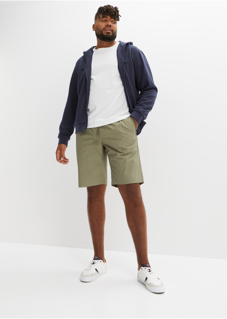 Bermuda à taille extensible, Regular Fit