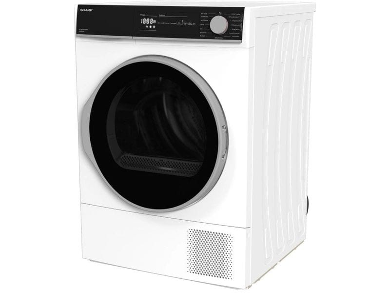 Sharp Wäschetrockner KD-NHH9S8GW3-DE Rechts Wärmepumpentrockner