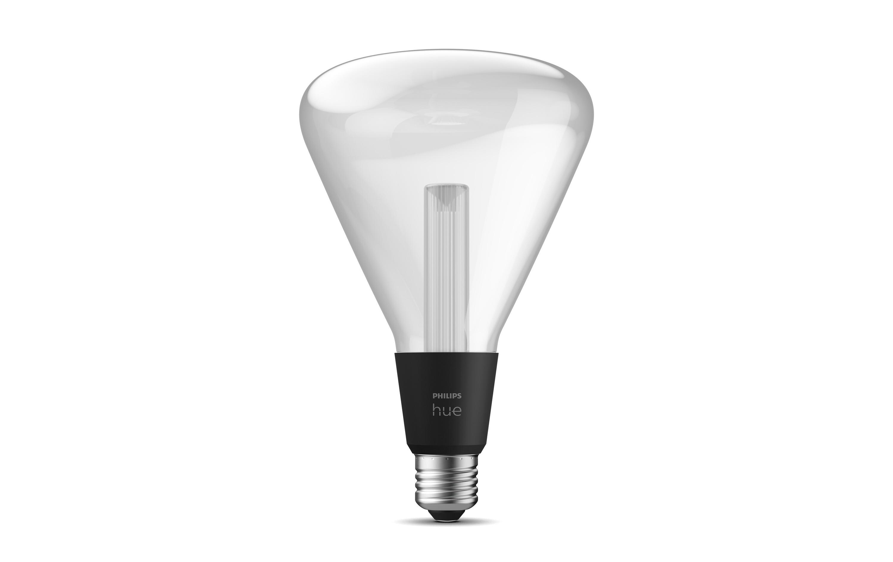 White & Color Ambiance Lightguide Triangle E27Einzigartige Lichtakzente mit handgeblasenen Glaskugeln
