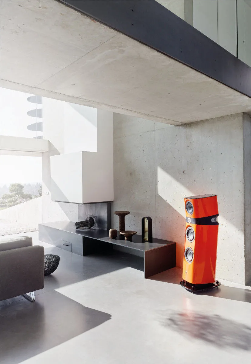 Focal Sopra N°2 Orange électrique (la paire) Enceintes colonne