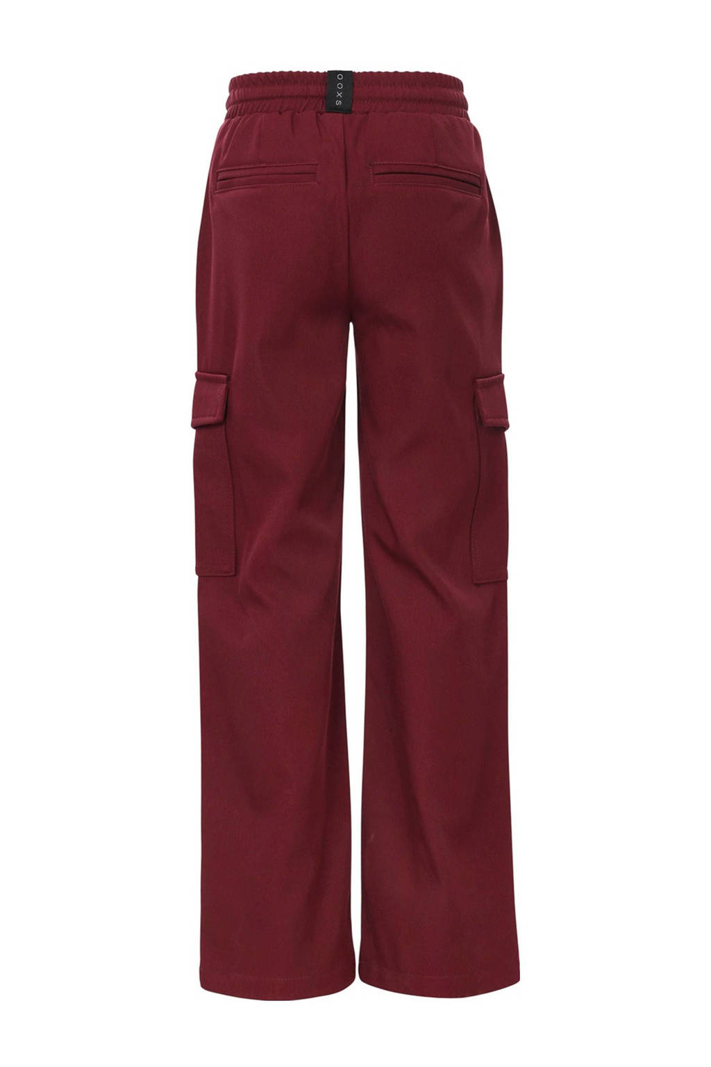 LOOXS loose fit cargobroek wijnrood