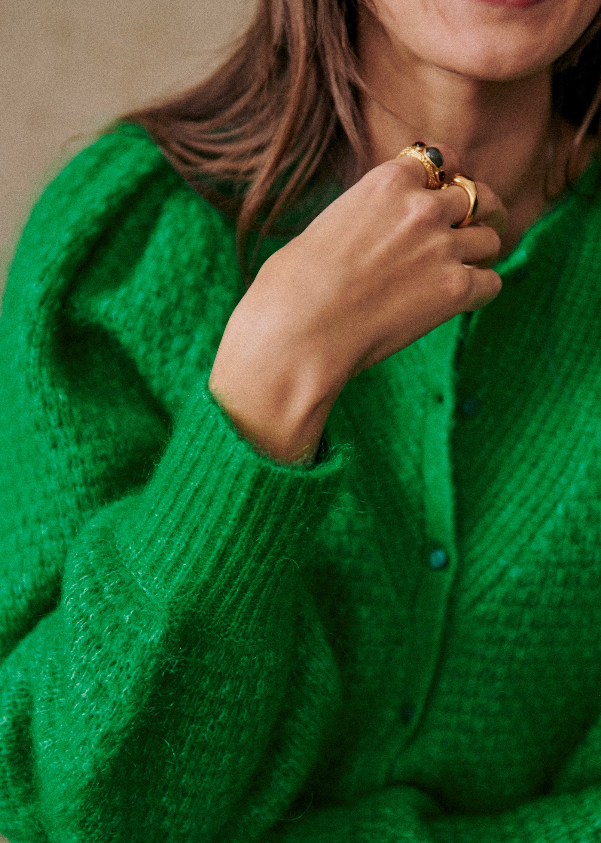 Gilet Solena - Vert Flash - E-SHOP/MAILLE 5905475