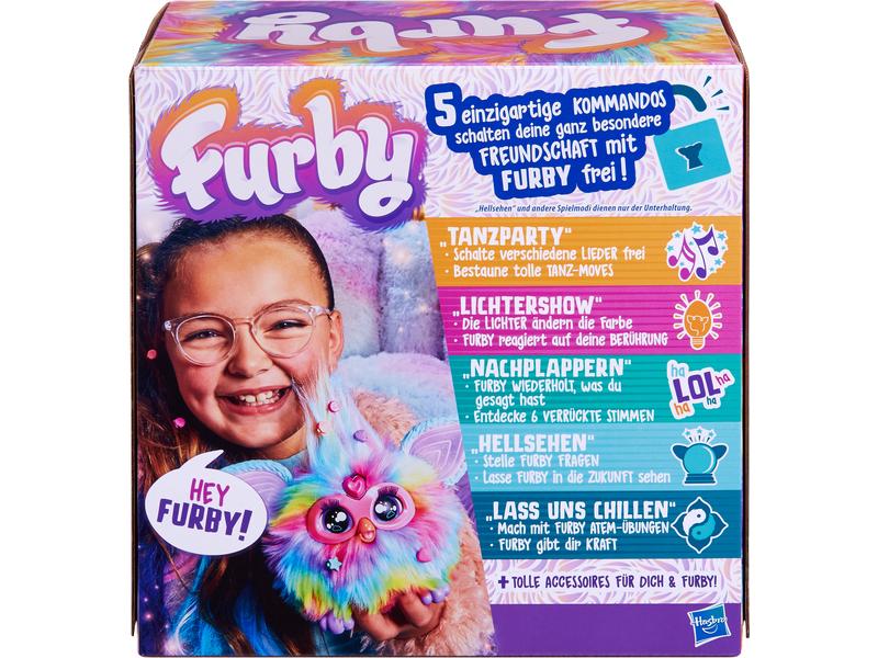 Furby Funktionsplüsch Furby (Farbmix) -DE- Interaktives Spielzeug mit 15 Modeaccessoires