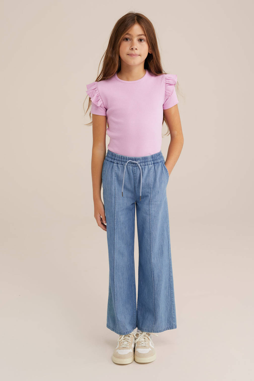 WE Fashion t-shirt roze