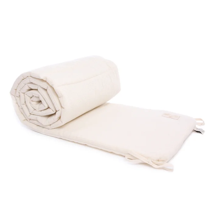 Nobodinoz - Nest Babybett Umrandung mit Wabenstruktur, natural