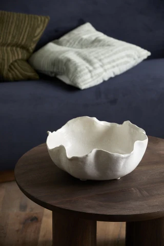 Nordal  Helin, sofabord, Dark Brown - Ø70 x H40 cm.