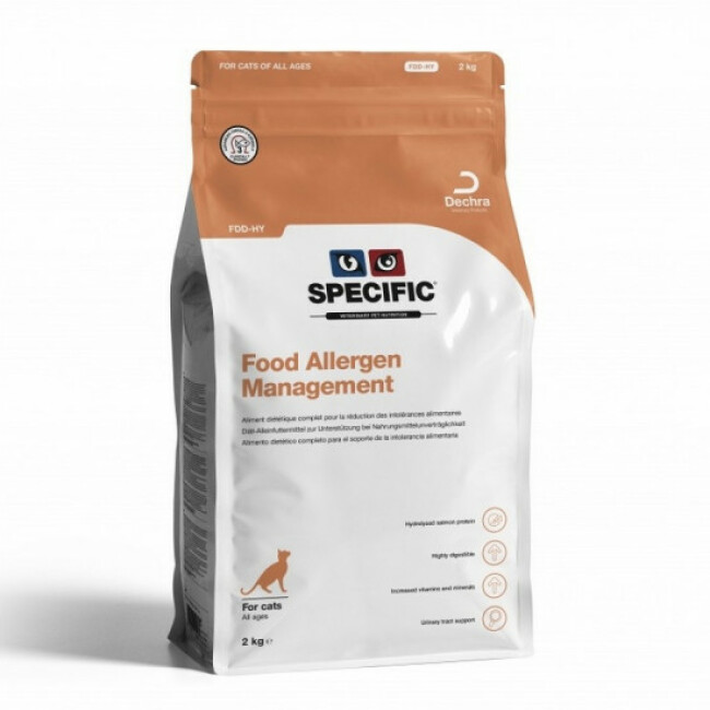 Croquettes Specific pour chats FDD-HY Hypoallergénique Management