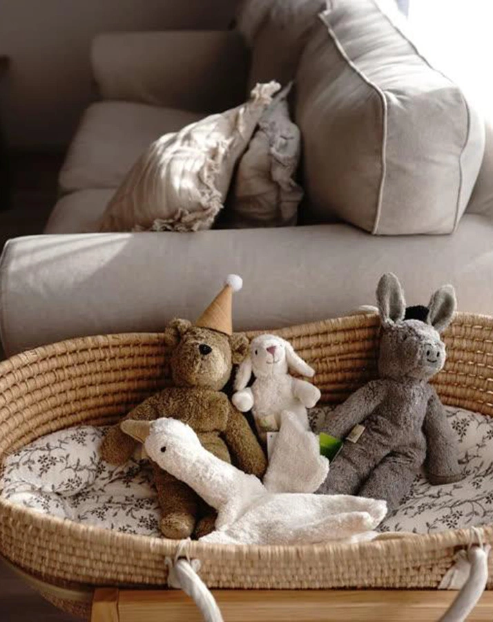 Kuscheltier TIERPUPPE BABY SCHAF (20cm) in weiß
