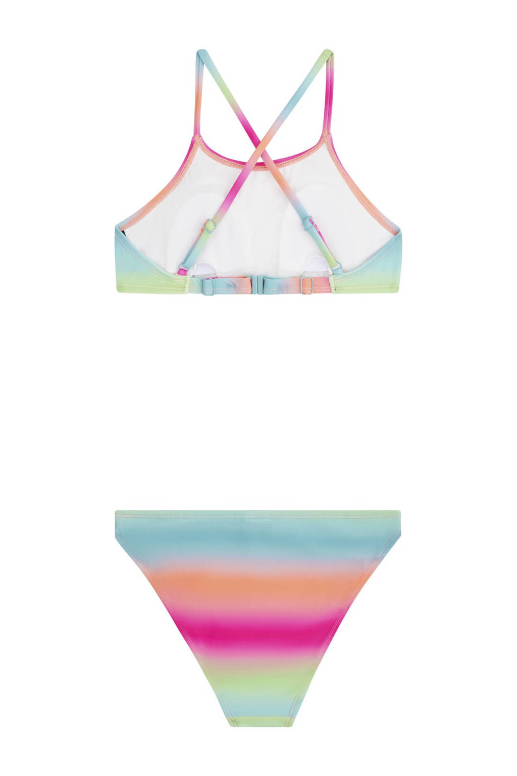 crop bikini PRTJONOI JR blauw/roze/oranje/groen