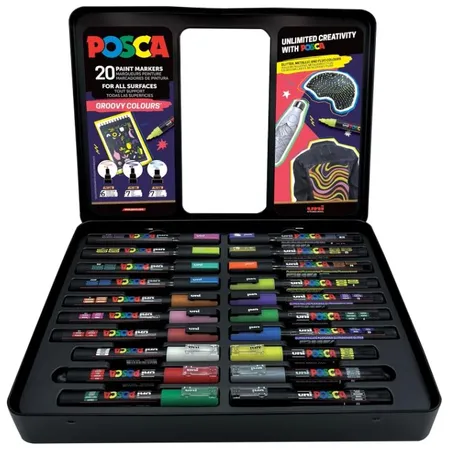 Faber-Castell Marker UNI POSCA Etui Groovy Colours 20x