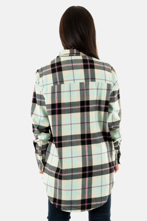 chemisier superdry w4010404a qzl aqua check