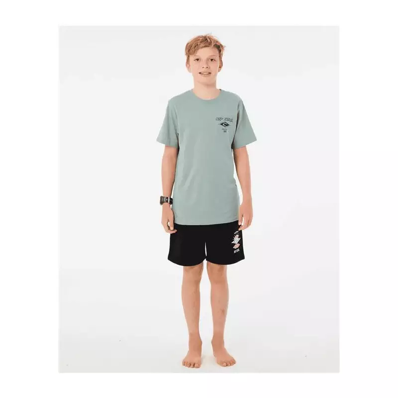 Short junior RIPCURL Search Icon Fleece Short -Boy Black
