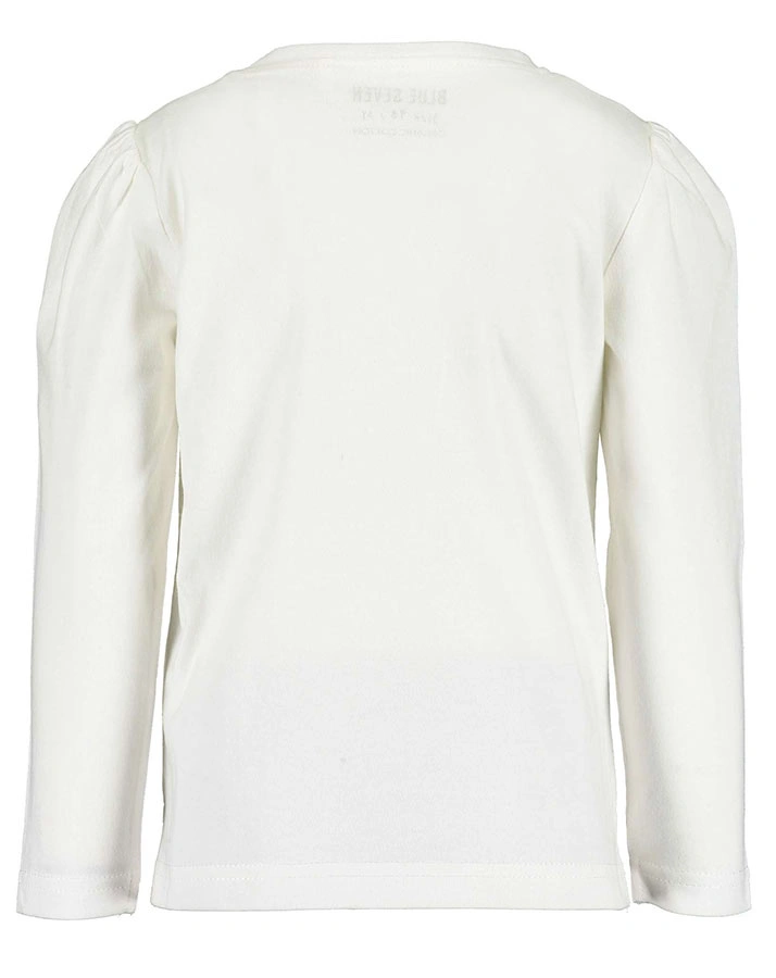 Langarmshirt COLOR YOUR LIFE – GIRL in offwhite