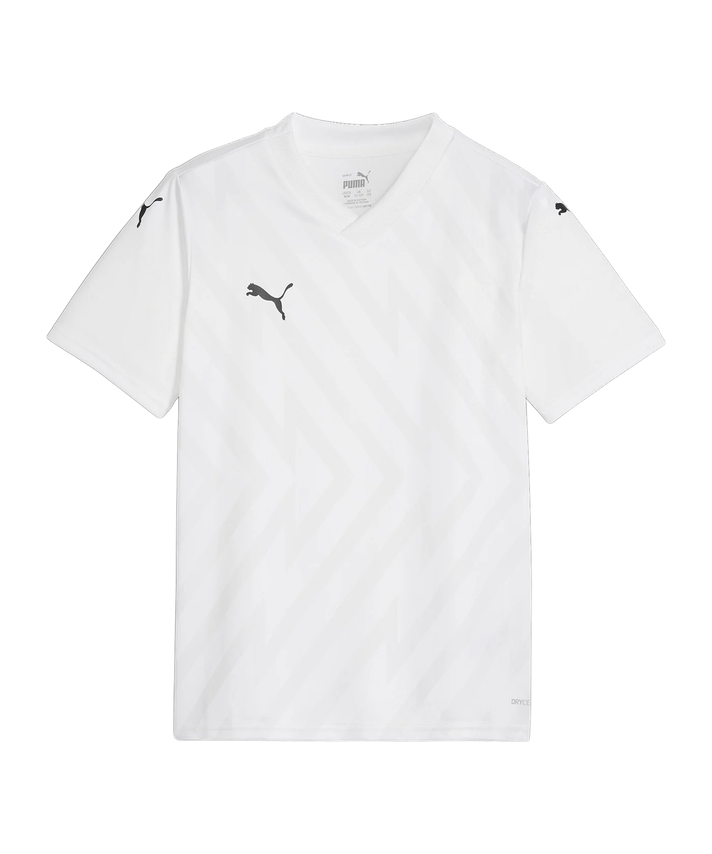 PUMA teamGLORY Trikot Kids Weiss Schwarz F04