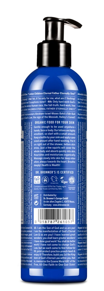 Dr. Bronner's - Organic Body Lotion Peppermint 240 ml