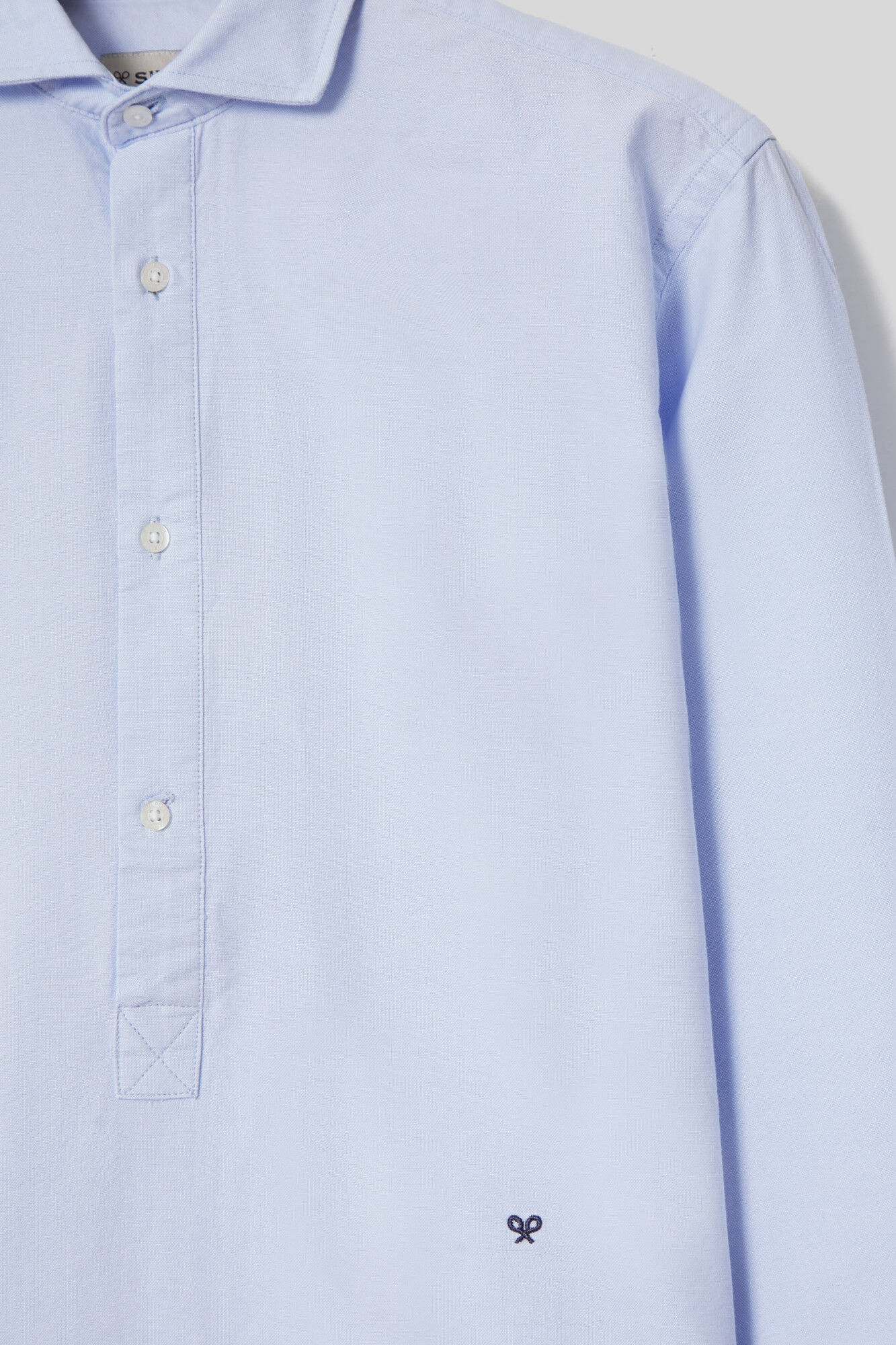 Camisa esportiva Oxford azul - Azul