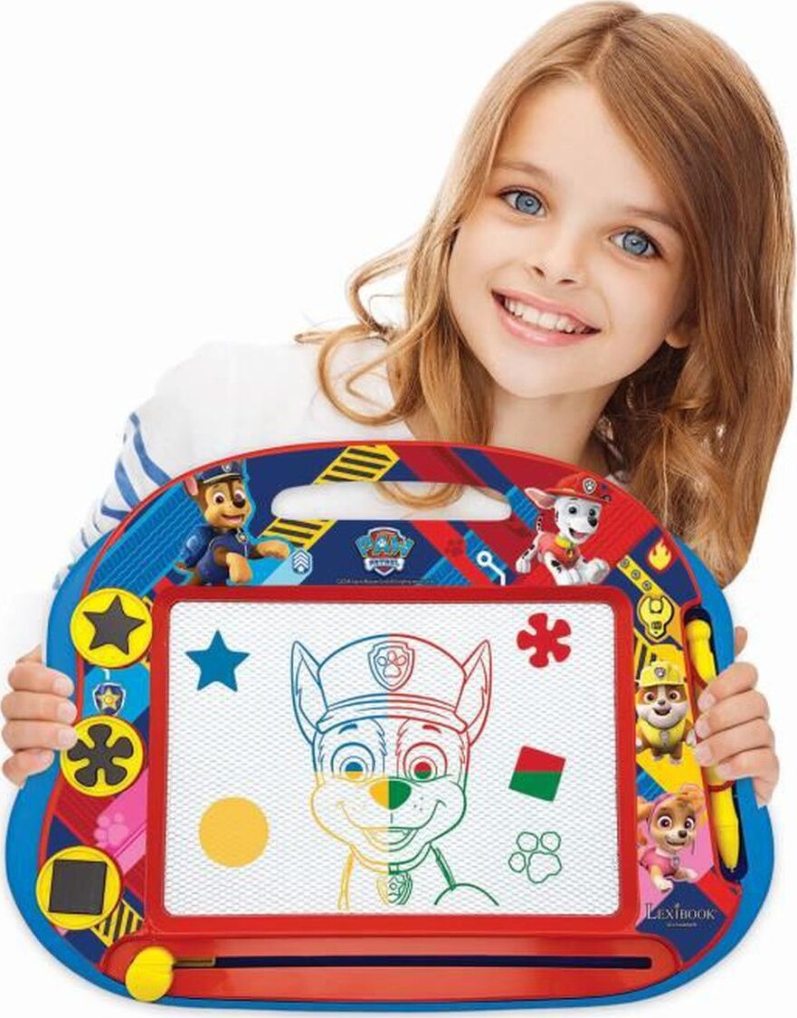 Paw Patrol - Tegnetavle Med Magnetisk Pen Og Stempler - Lexibook