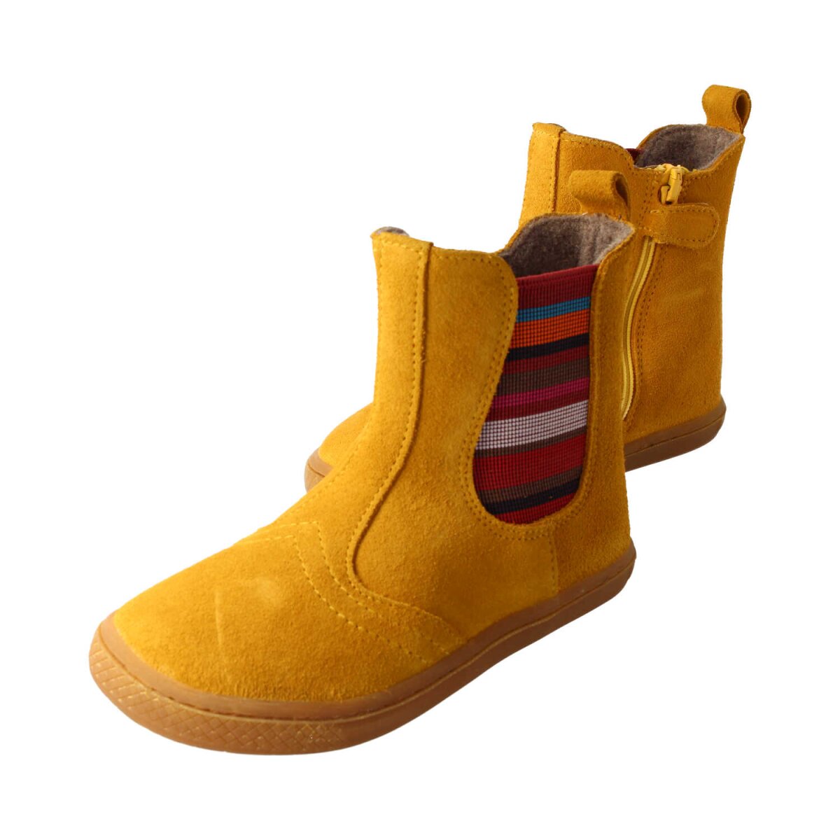 ML4110-F4 mustard CHELSEA-CITY velours fleece zipper Weite/M