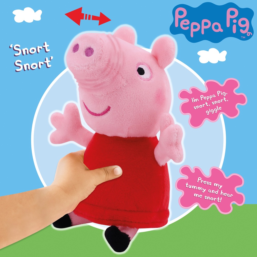 Peppa Pig Kicher- und Schnauben-Plüschtier