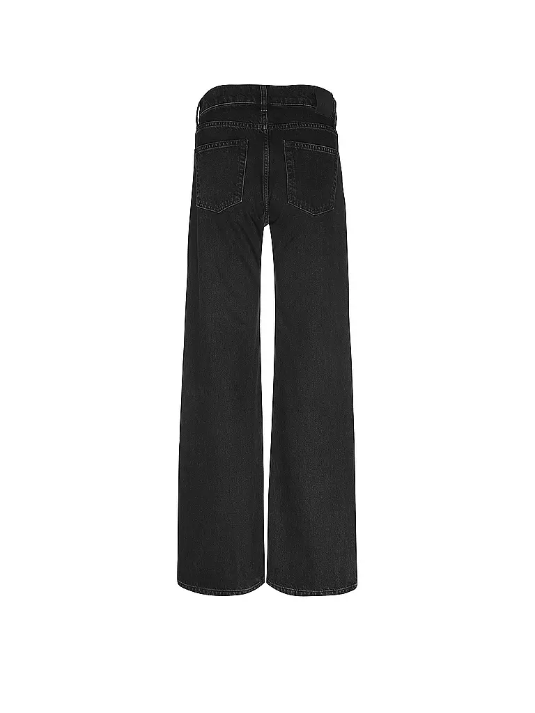 ANINE BING Jeans Wide Leg schwarz