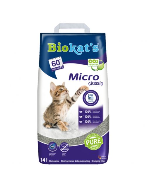 Biokat's Micro Classic - Kattenbakvulling - 14 l