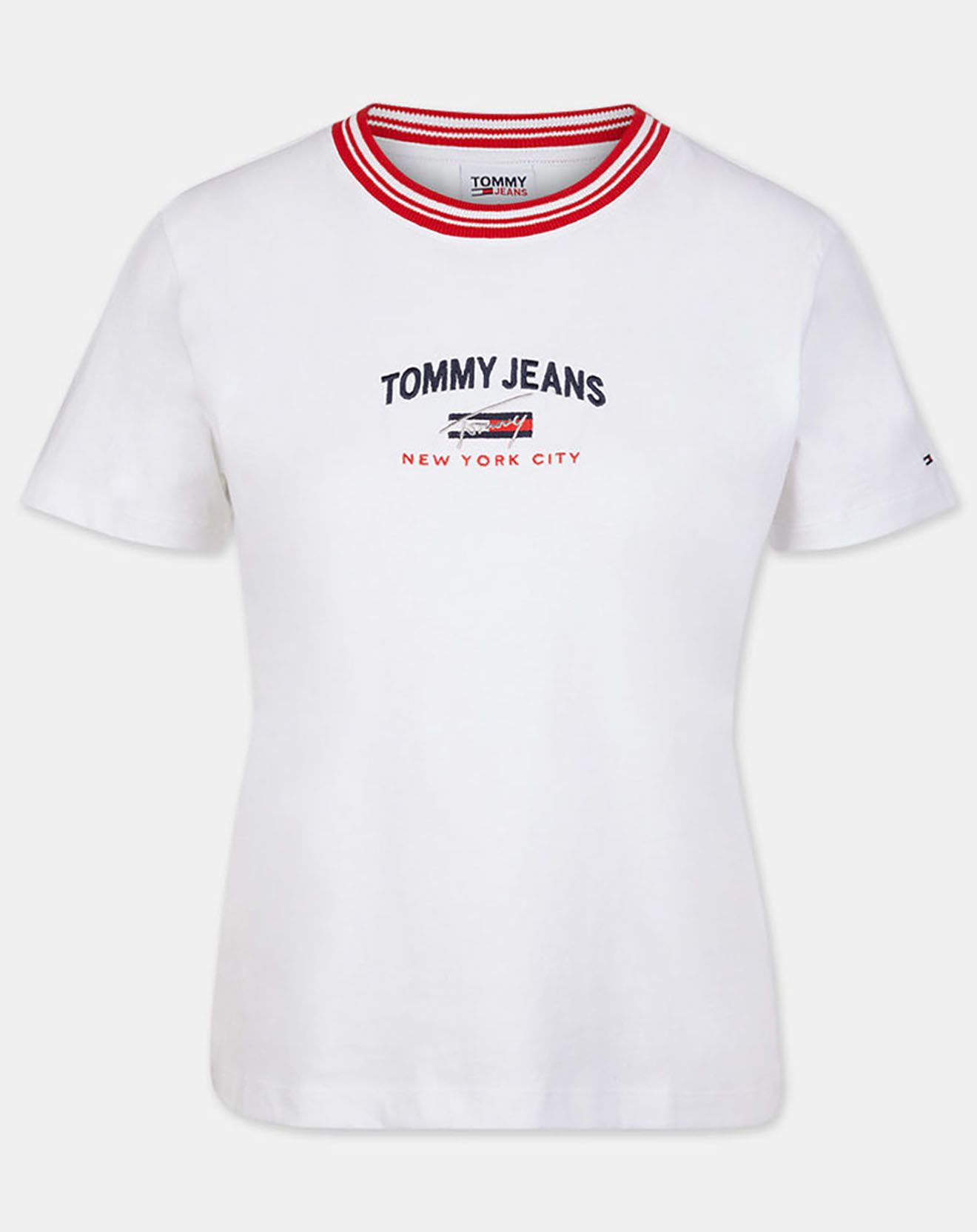 Tommy Jeans T-Shirt timeless script blanc
