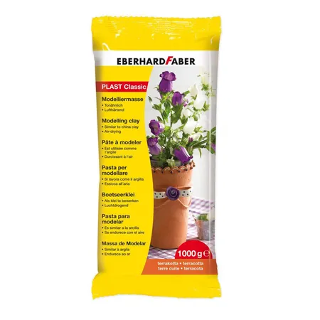 Eberhard Faber Modelliermasse Plast classic terrakotta, 1kg