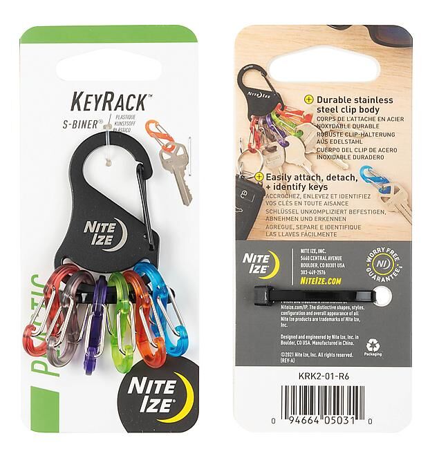 NITE IZE - MOUSQUETON / PORTE CLE KEY RACK